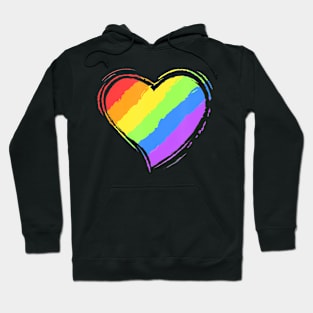 Rainbow Heart Hoodie